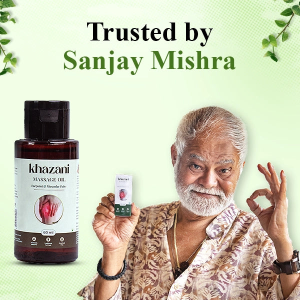 Khazani Massage Oil for Joint & Muscle Pain Relief