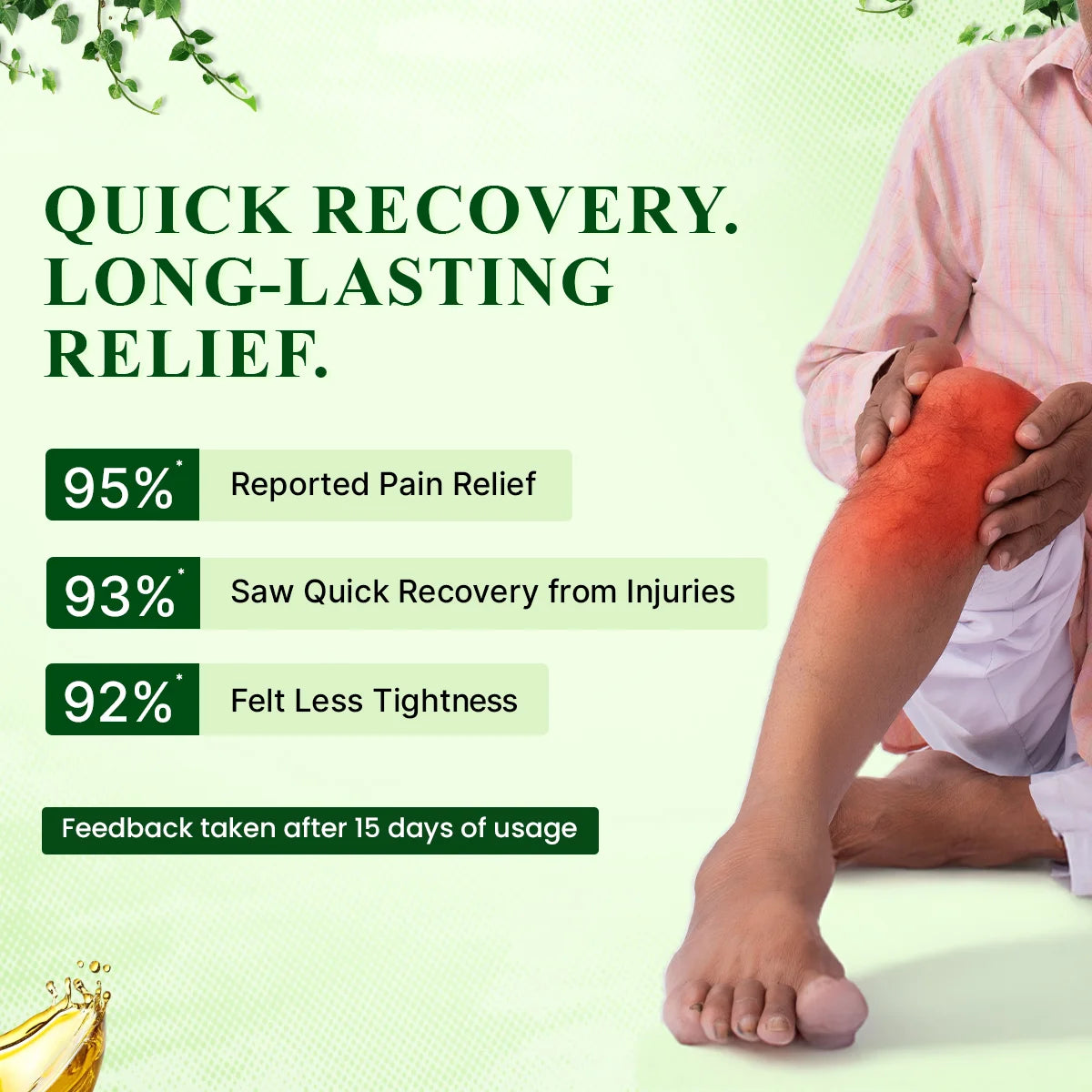 Khazani Massage Oil for Joint & Muscle Pain Relief