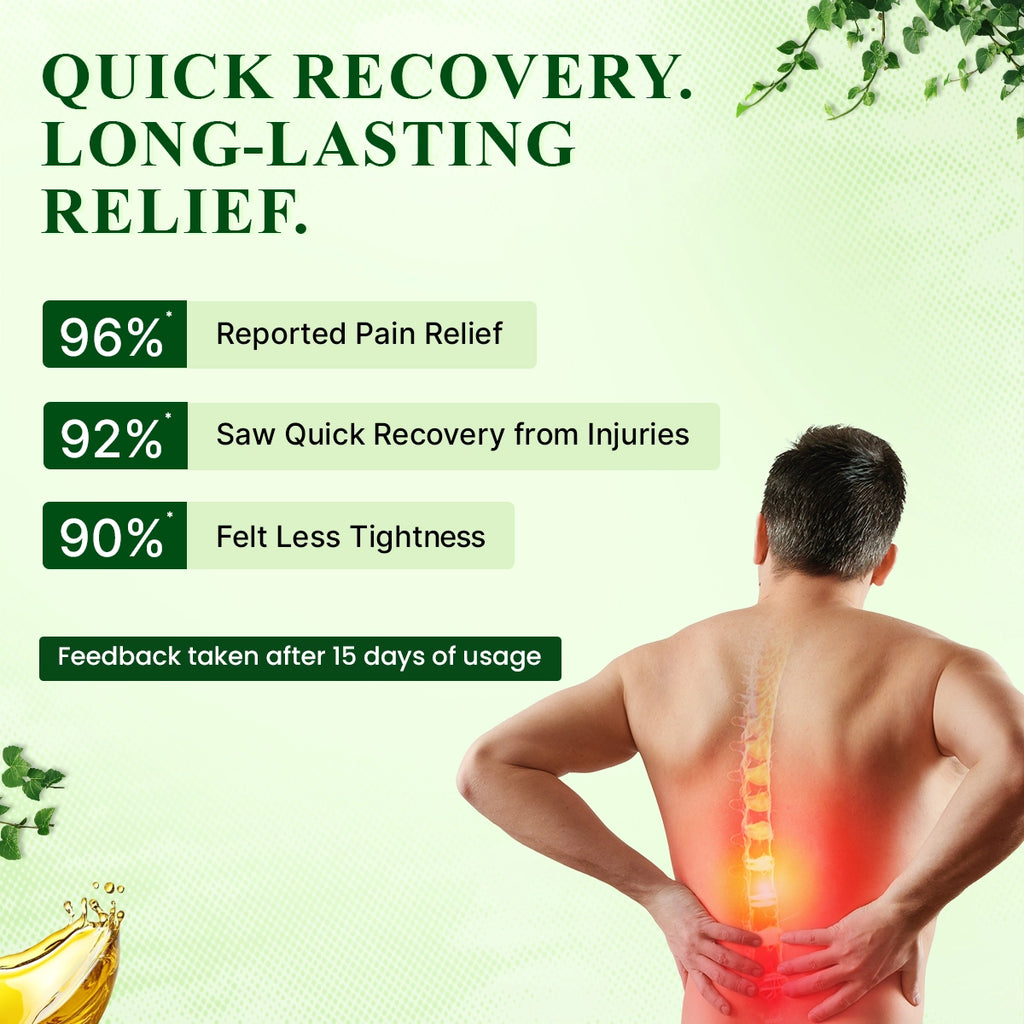 Ayurvedic Back Pain Relief Oil | 110ml