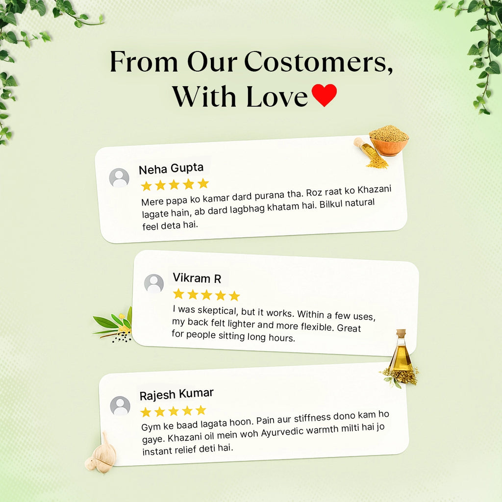 Ayurvedic Back Pain Relief Oil | 110ml