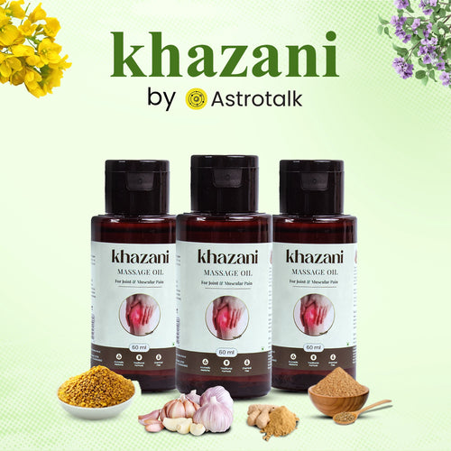 Khazani Massage Oil for Joint & Muscle Pain  (Pack of 3)